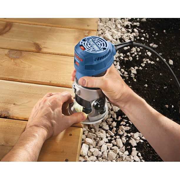 Bosch GKF125CEN Colt 1.25 HP Max Variable Speed Palm Router Tool Walmart