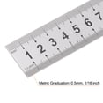 thumbnail image 4 of Unique Bargains 2pack Stainless Steel Ruler, 24" Metal Rulers 1.14" Wide Inch and Metric Graduation, 4 of 7