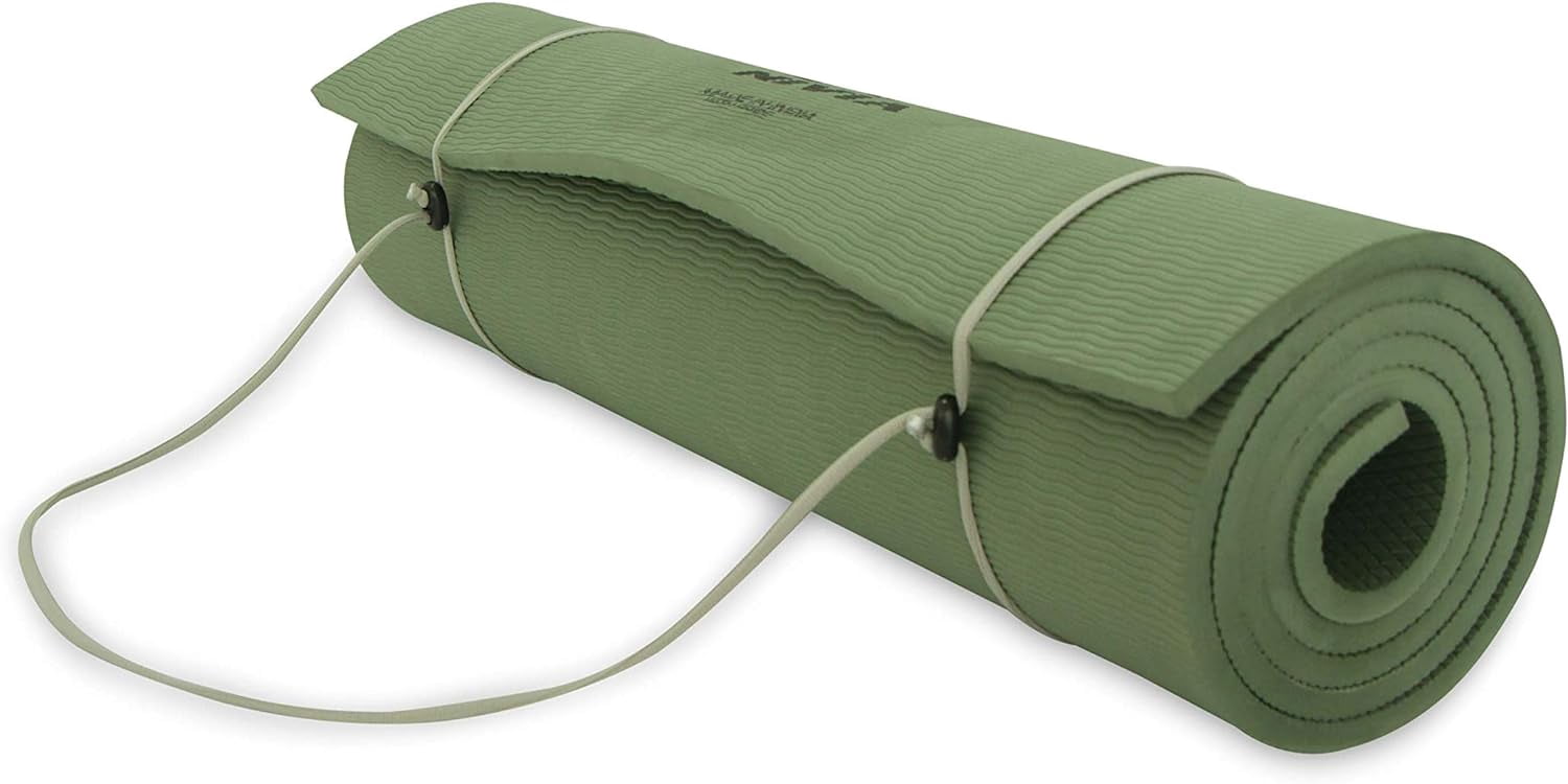 Nivia 1454MG 10 mm Anti-Skid Yoga Mat - Military Green