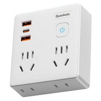 QuzoAuto Converters, electric, 2 Pack European Travel Plug Adapter, International Power Adapter