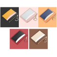 thumbnail image 4 of Women Card Wallet Color Patchwork Card Purse Coin Purse Credit Card Holder, 4 of 7