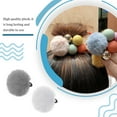 thumbnail image 3 of Langgg Plush Ball Ponytail Holder Headband Hair Rope Scrunchie, 3 of 9