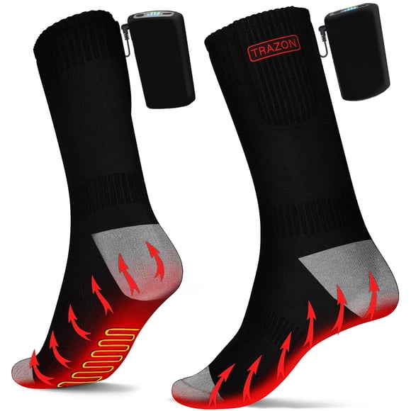 Calcetines térmicos Trazon con batería eléctrica recargable unisex