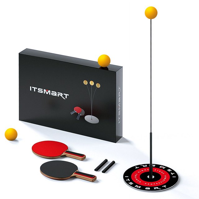 Entrenador de tenis de mesa, juego de raquetas de tenis de mesa, entrenador de tenis de mesa, conjunto familiar para padres e hijos