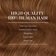 thumbnail image 4 of - Extensiones de cabello humano real natural con clip para mujeres, extensiones de cabello Remy de 14 pulgadas, 4,23 o, 4 of 5