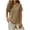 Khaki, variant on BUIGTTKLOP Womens Tops Short Sleeve Shirts Casual V Neck T Shirts Lightwieght Loose Fitted Tees