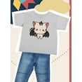 thumbnail image 3 of Cute Kittyboo In Vampire Costume T-Shirt Toddler -Image by Shutterstock,  4 Toddler, 3 of 4