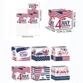 thumbnail image 3 of Orangide 4th of July Patriotic Paper Treat Boxes, USA Themed Squares Candy Boxes for Independence Day, Party Favors, Gift Giving, Holiday Celebrations, 3 of 6