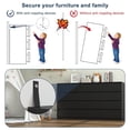 thumbnail image 5 of Spaco 12 Chest of Drawers, Multipurpose Minimalist Style 12 Drawer Dresser, Cabinet without Handle, Wooden Dressers for Bedroom, Living Room, Hallway, Black, 5 of 13