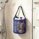 thumbnail image 5 of Bolsa de malla de gran capacidad con asas, bolsa de playa y piscina impermeable, separación de seco y mojado, ligera y duradera, cesta de almacenamiento multiusos., 5 of 9