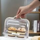 thumbnail image 4 of Caja de almacenamiento de frutas blanca, caja de almacenamiento de pan y pastel con tapa, expositor de vajilla, 4 of 7