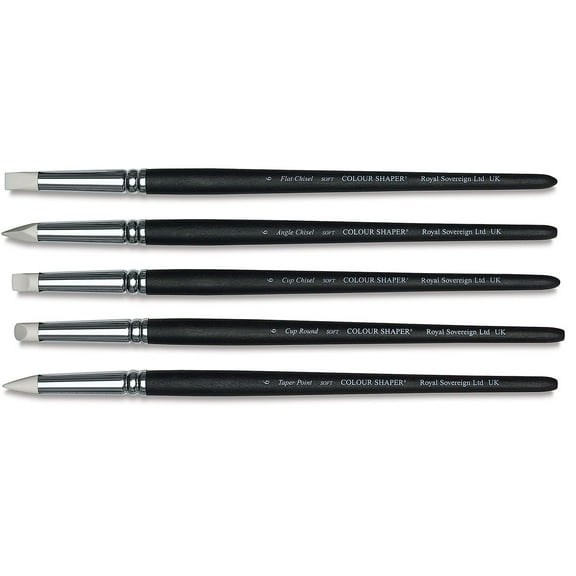 Colour Shapers Tool Set - Soft, Size 6, Pkg of 5