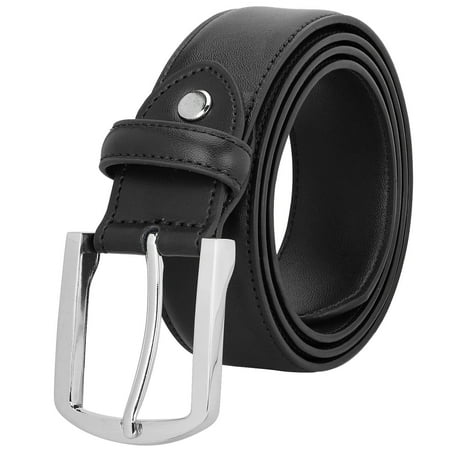 Falari Men Genuine Leather Casual Dress Belt With Single Prong Buckle 15