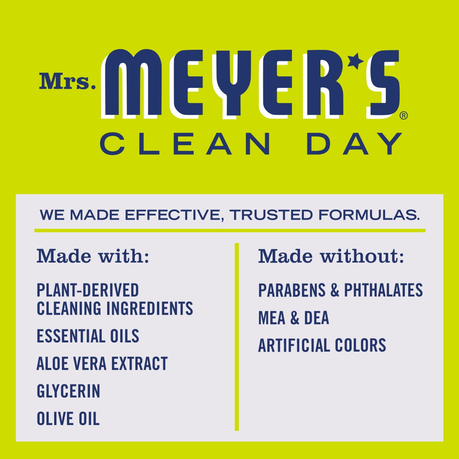 (4 pack) Mrs. Meyer's Clean Day Liquid Hand Soap, Lemon Verbena Scent, 12.5 Ounce Bottle