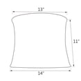 thumbnail image 5 of Aspen Creative Corporation 14'' Fabric Bell Lamp Shade, 5 of 5