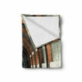 thumbnail image 2 of Outer Space Soft Flannel Fleece Throw Blanket, Digital Orbital Station Room Artificial Satellite in Earth Navigation Center, Cozy Plush for Indoor and Outdoor Use, 50" x 70", Multicolor, by Ambesonne, 2 of 6
