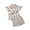 Light gray, variant on Toddler Baby Boys Alpaca Shorts Set Short Sleeve Button Down Shirt Shorts Pants 2 Pieces Infant Summer Clothes Outfits