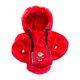 thumbnail image 1 of Sudadera con capucha de felpa con decoración de cubierta de perilla de palanca de cambios automotriz de Navidad Papá Noel rojo, 1 of 8