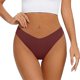 thumbnail image 1 of Ropa Interior Elástica Gibobby para Mujer Ropa interior grande transpirable en forma T sin seda hielo talle bajo Morado XL, 1 of 5