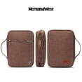 thumbnail image 5 of Montana West Church Bag for Women Men Protective Bible Cover with Leather Bookmark, Coffee, 5 of 7
