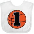 thumbnail image 3 of Inktastic Basketball 1st Birthday 1 Year Old Boys Baby Bib, 3 of 4