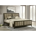 thumbnail image 2 of Wilkes 51-inch Upholstered Eastern King Bed Dark Cocoa, 2 of 11