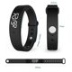 thumbnail image 3 of V9 Body Temperature Monitor Thermometer Vibration Alarm Wristband Smart Bracelet Tw,Pink, 3 of 5