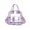 Purple, variant on Stadium Approved Clear Crossbody Bag, Transparent PVC Handbag with Top Handle, See Through Clear Tote Purse Adjustable Shoulder Strap for Concert Sports Game Festival Work
