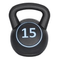 thumbnail image 5 of Segawe 3 Pieces Kettlebell Set W/Storage Rack, HDPE Coated Concrete Kettlebells for Training, 5 of 6
