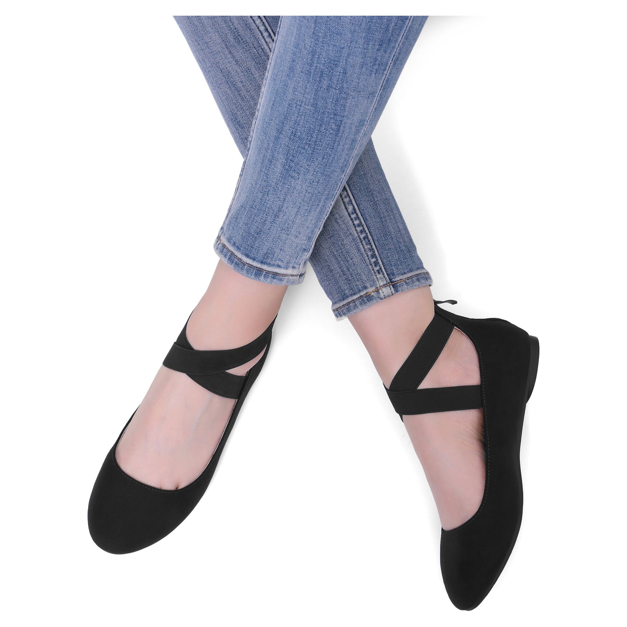 Dream Pairs Women's Ballet Flats Mary Jane Slip-Ons photo 2