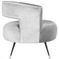 thumbnail image 3 of Safavieh Manet Velvet Retro Mid Century Accent Chair, Multiple Colors, 3 of 8