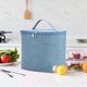 thumbnail image 3 of Fiambrera térmica portátil con cremallera impermeable, bolsa de almacenamiento de contenedores de alimentos para Picnic, oficina al aire libre, 3 of 8