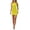 Yellow, variant on Womens Summer Tank Dress Crewneck Sleeveless Slim Fitting Bodycon Mini Dresses Beach Casual Party Dresses