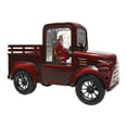 thumbnail image 1 of Adorno de tractor de Papá Noel con camión para árbol de Navidad para decoración navideña rojo, 1 of 7