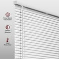thumbnail image 6 of Chicology 84"W x 36"H White Blackout Cordless Vinyl Mini Window Blinds 1" Slats, 6 of 7