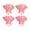 Pink, variant on Rupoun 4 Set Rose Shaped Handle Modern Ceramic Cabinet Knob for Home Living Room Bedroom Kitchen Drawers Dresser Wardrobe Pink Elegant Furniture Supplies, 1.57 in / 4 cm Diameter