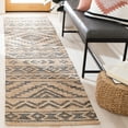 thumbnail image 2 of SAFAVIEH Kilim Jaylee Geometric Runner Rug, Natural/Charcoal, 2'3" x 9', 2 of 7