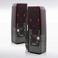 thumbnail image 2 of AUTOZENSATION Compatible with 2005-2010 Hummer H3, Left + Right Pair Assembly, Red Smoke Lens Tail Lights, 2 of 4