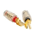 thumbnail image 4 of FLAMEEN Audio Connector, Banana Plug, Nut Plug Connector For Speaker DIY Residential, 4 of 8