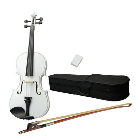 Zimtown 15-inch 16-inch Solid Wood Acoustic Viola with Case, Bow, Rosin, Bridge and Strings for (Best Beginner Viola Brands)