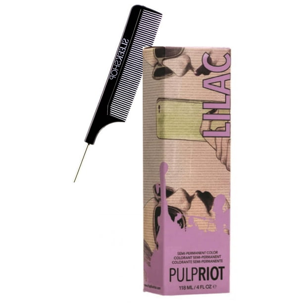 Lilac Light Purple 4oz PulpRiot Pulp Riot SEMI PERMANENT Direct Dye Hair Color Deposit Only Ammonia Free Peroxide Free Haircolor Dye Pack