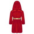 thumbnail image 2 of Alvivi Enfants Garçons Robe de Boxe Art Martial Muay Thaï Uniforme Manches Longues Kick Boxe Robe à Capuche Ensembles Bourgogne 14, 2 of 7