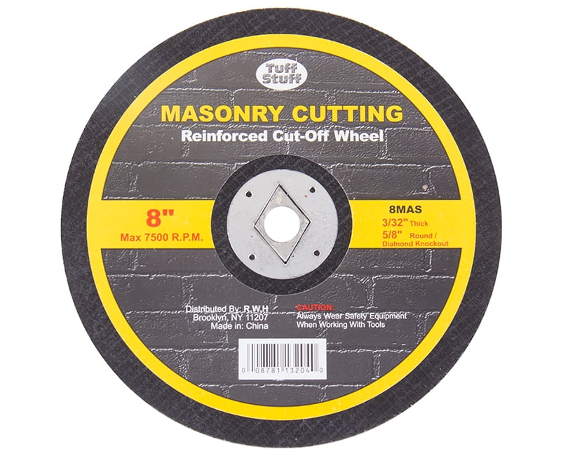 8 X 3/32 X 5/8 Diamond Arbor Masonry Cutting Blade