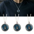 thumbnail image 2 of maskred Style Vintage Charme Chaîne Pull-Over – Ukrainien Drapeau Modèle Déclaration Collier Universel Noir 1Set, 2 of 6