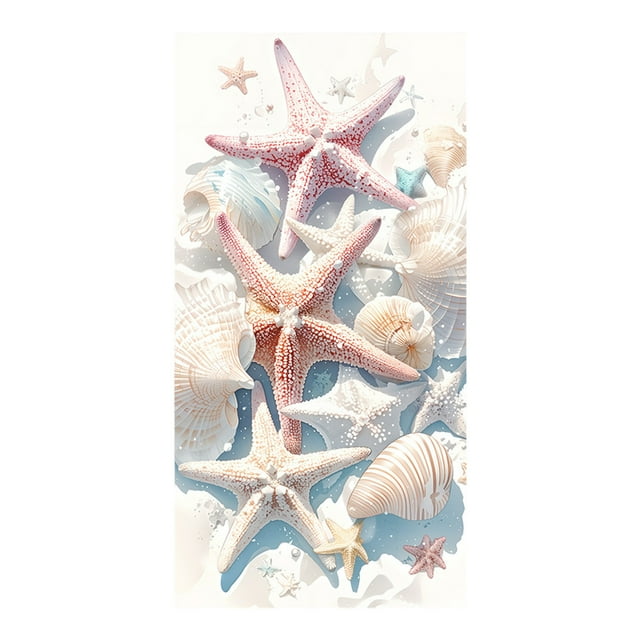 SDNall Serviette de Plage en Microfibre, Sacs de Rangement Réutilisables, Serviettes de Bain en Microfibre, Sac de Serviette de Plage pour l'Europe et les États-Unis Sac à Dos de Rangement Portable Serviette Imprimée Serviette de Bain, Serviette de Plage de Voyage