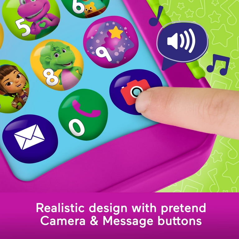 Fisher-Price Barney's World Hey Barney Phone Musical Toddler Fisher-Price Barney's World Hey Barney Phone Musical Toddler