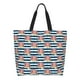 thumbnail image 1 of Balery Popcorn Bolsa Tote Estilo Estético con Cremalleras, Bolsa de Hombro, Bolsa de Compras Grande y Plegable, 1 of 8