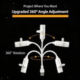 thumbnail image 6 of Ocean Projector Light - Fantasy Starry Sky Projector Galaxy Night Light with 5 Projection Patterns, USB Powered LED Starry Sky Lamp, 360 Degree Flexible Gooseneck Design, Bedroom Ceiling Decor, Mood, 6 of 9