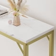 thumbnail image 5 of Narrow Console Table, Sofa Table, 39.4" Behind Couch Table Hallway Table for Entryway Living Room, Gold, 5 of 6