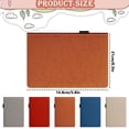 thumbnail image 2 of A5 Soft Leather Matte Business Notebook - Professional Lined Journal - Office Writing Notebook - Dark Brown, 2 of 4